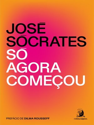cover image of Só agora começou